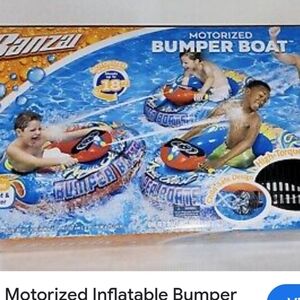 COPY - Banzai Morotized bumper boat pool rider